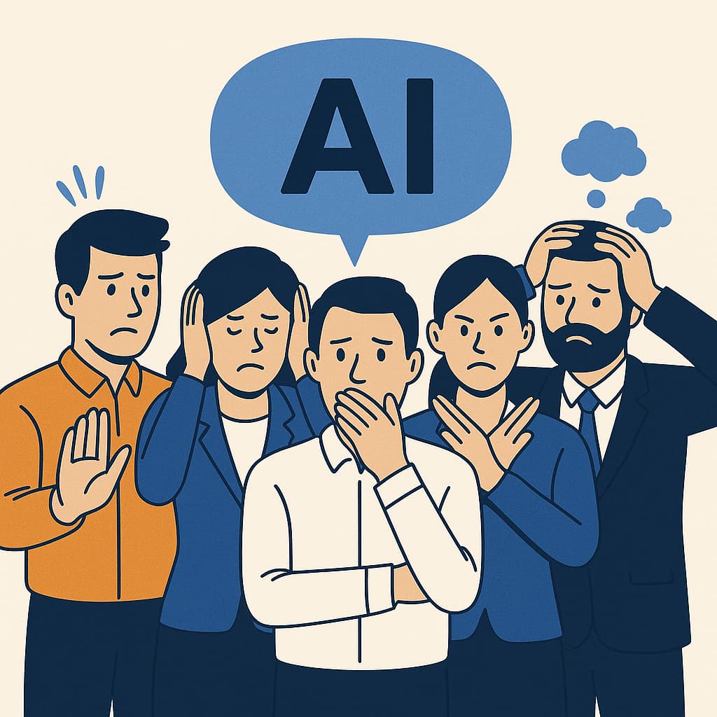 Почему сотрудники саботируют ИИ: 5 главных страхов и как их снять